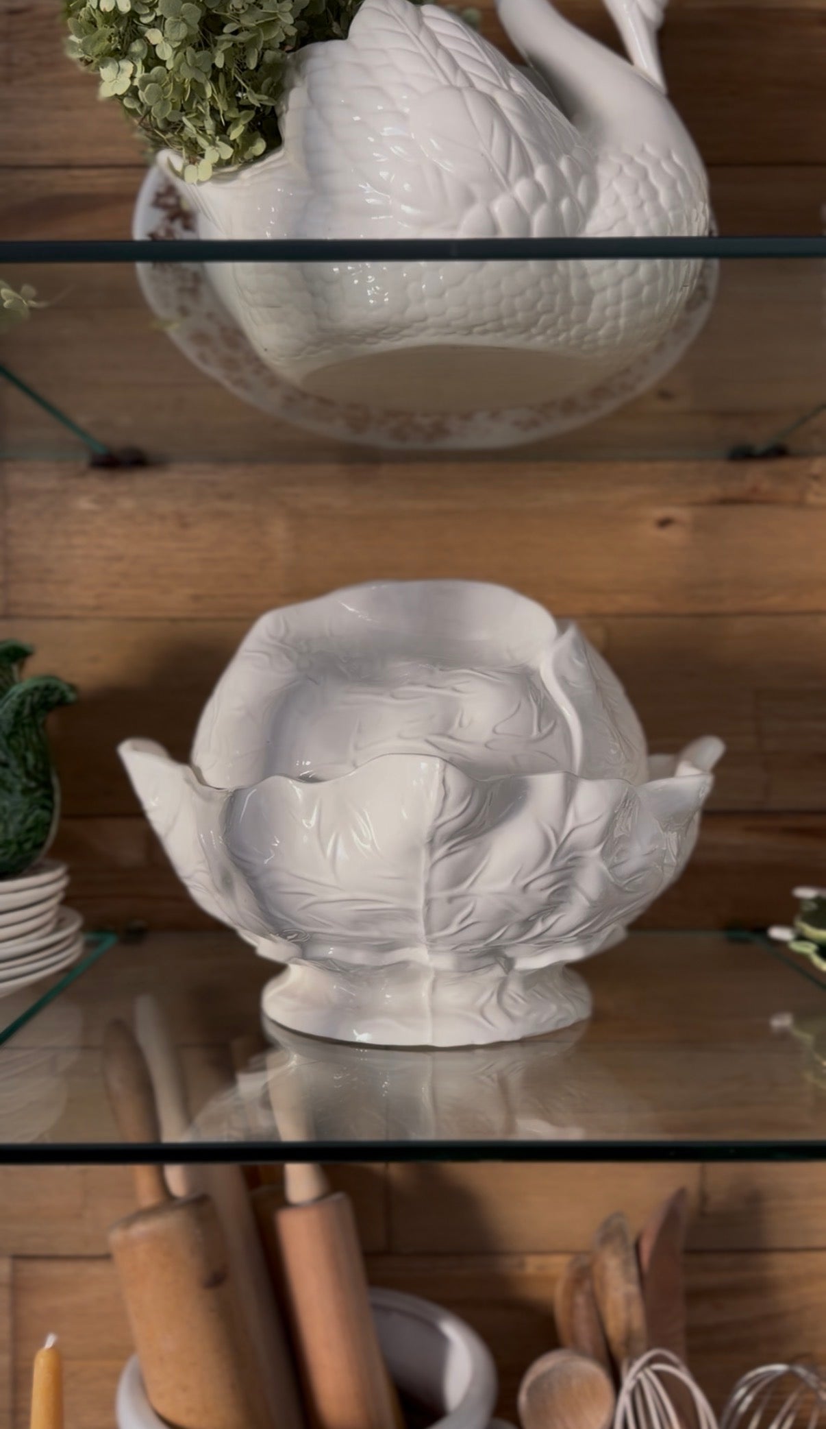 Holland Mold White Cabbage Soup Tureen