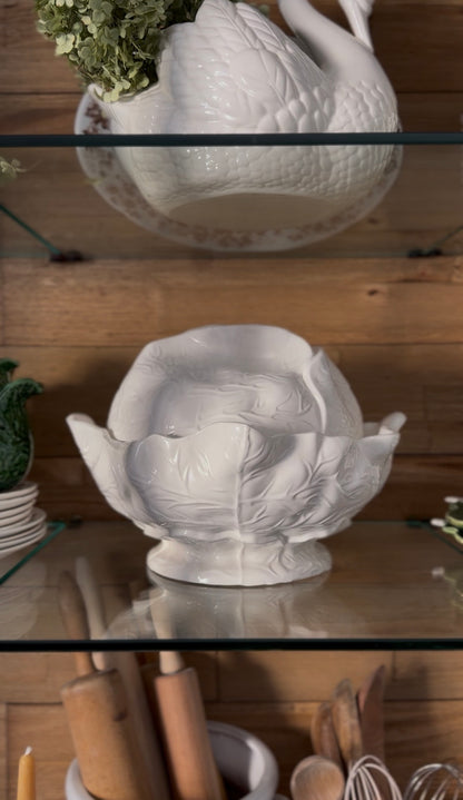 Holland Mold White Cabbage Soup Tureen