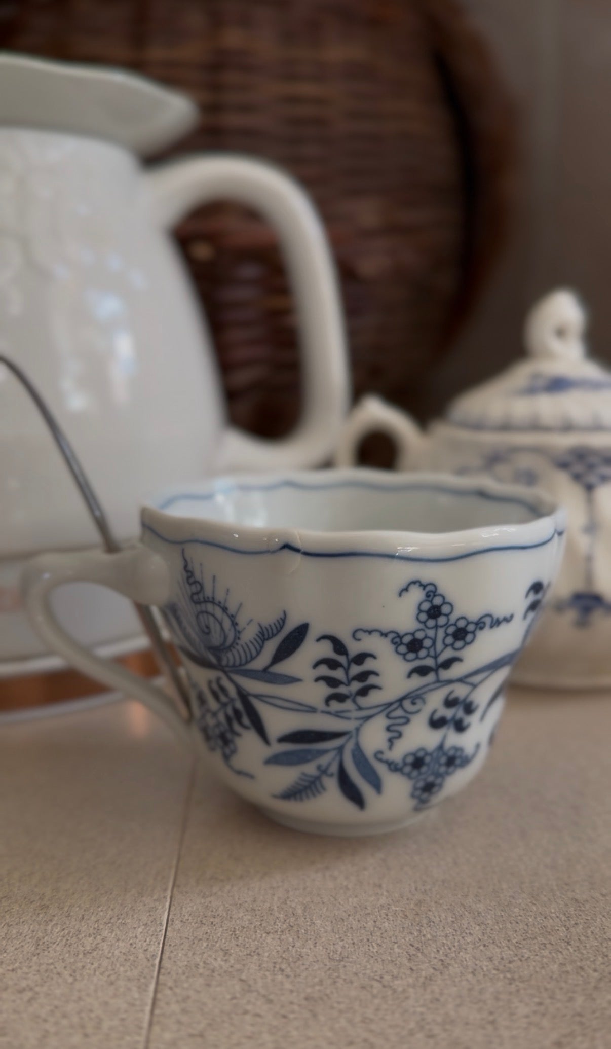 Blue Danube Teacups (set of 4)