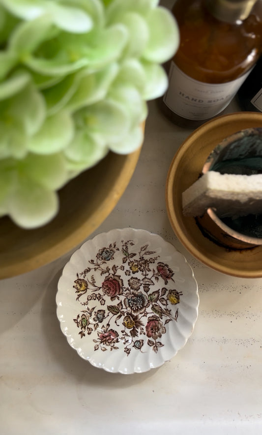 Set of 3 Staffordshire Bouquet Bowls