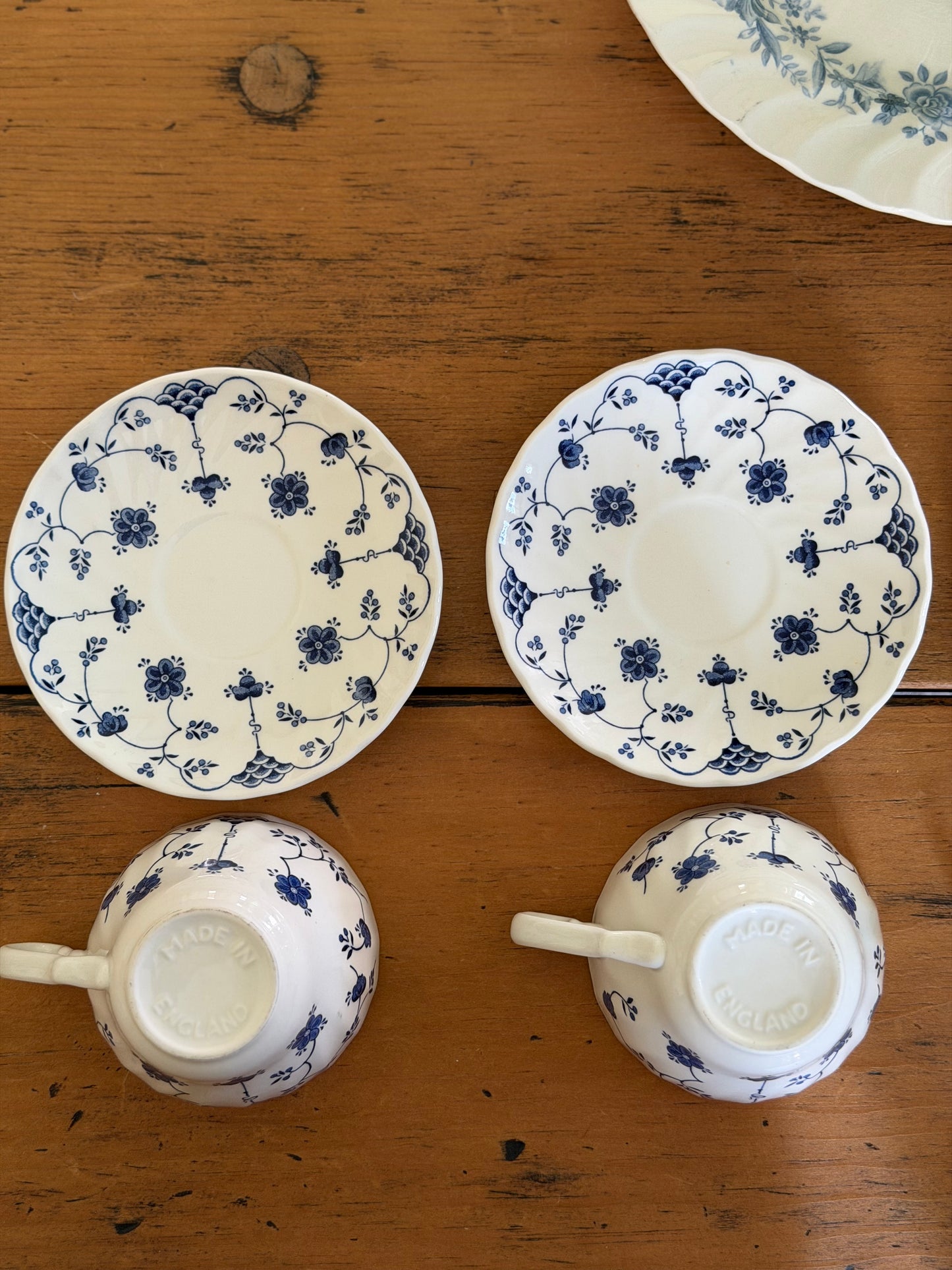 The Georgian Collection 29 piece Dinnerware Set in the "Finlandia" Pattern made in Churchill England