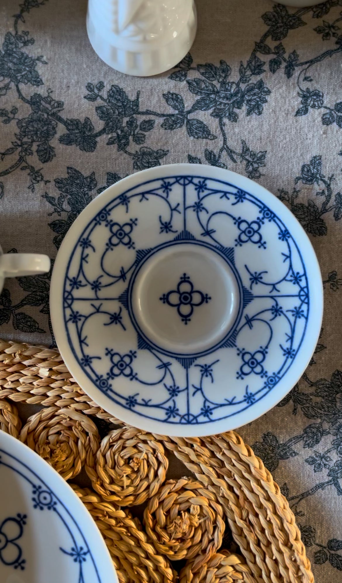 Baruether Indischblau Teacup and Saucer made in Bavaria, Germany (8 available)