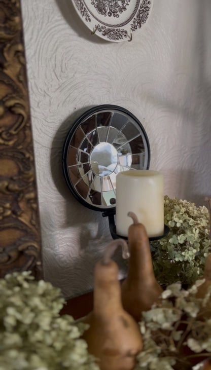 Mirror Back Wall Sconce