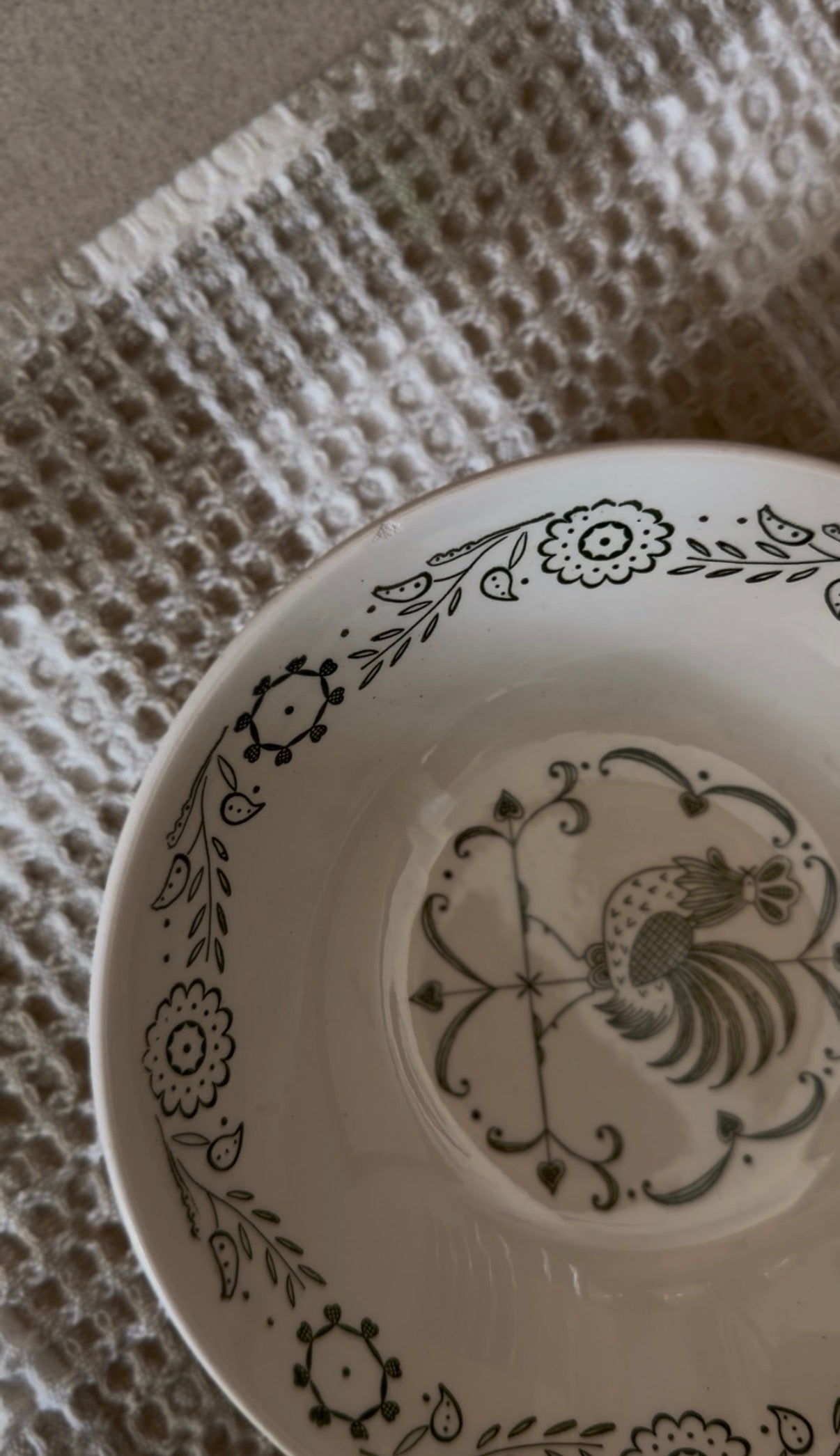 SCIO Provincial Rooster Coupe Soup Bowl