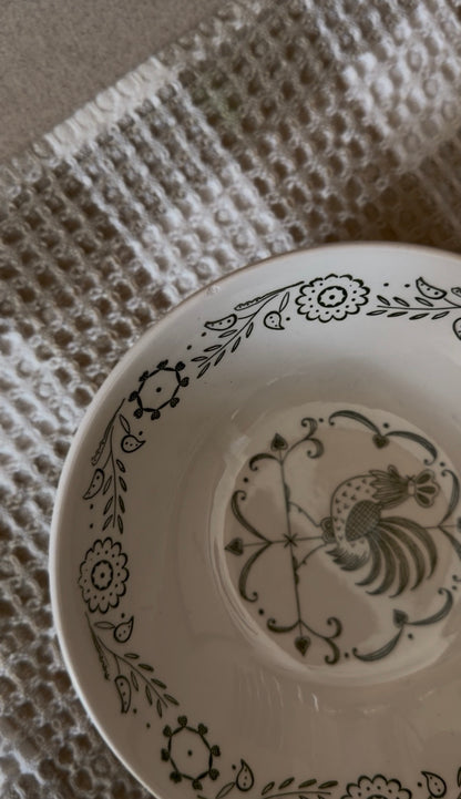 SCIO Provincial Rooster Coupe Soup Bowl