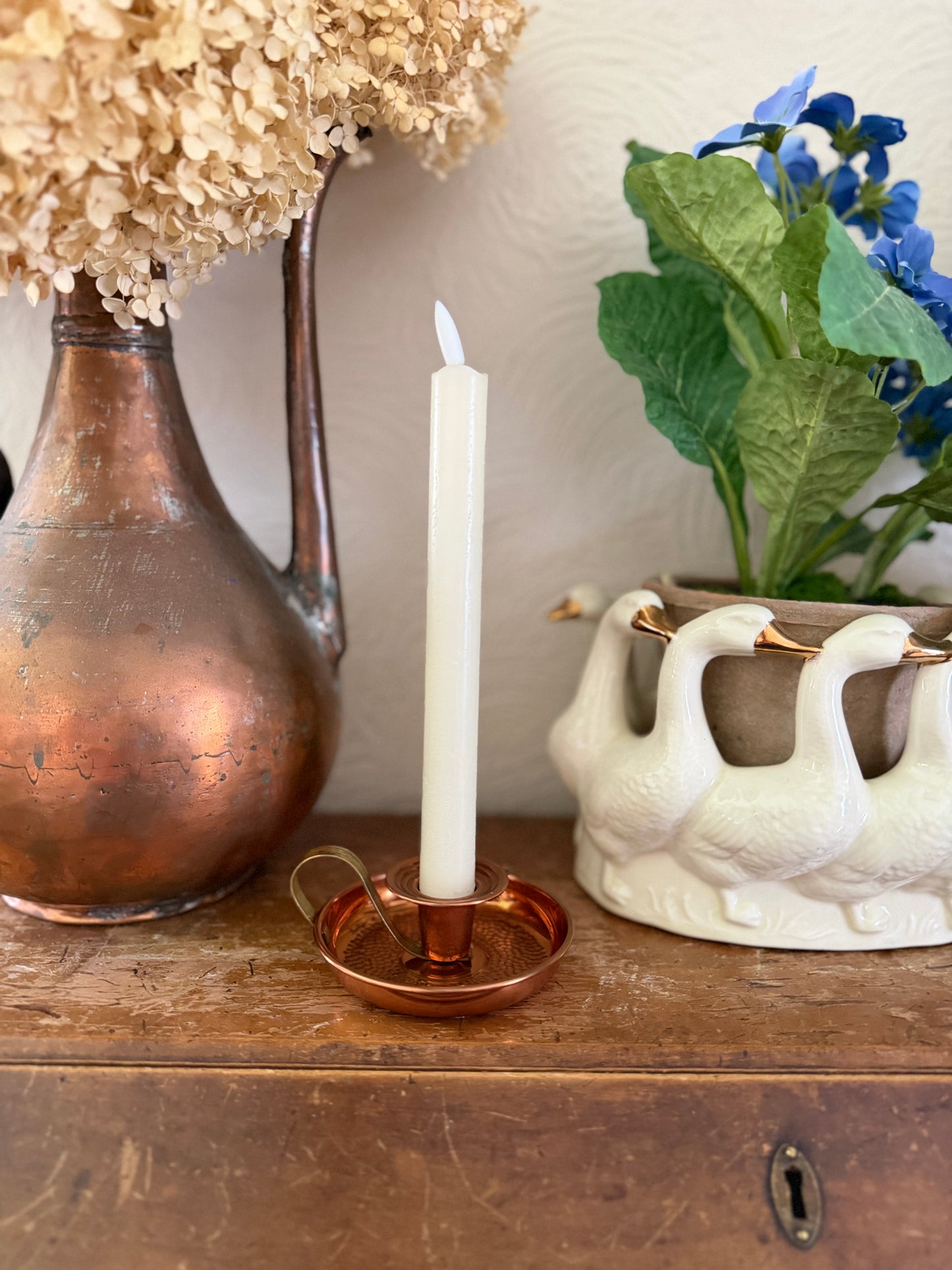 Copper Candle Holder