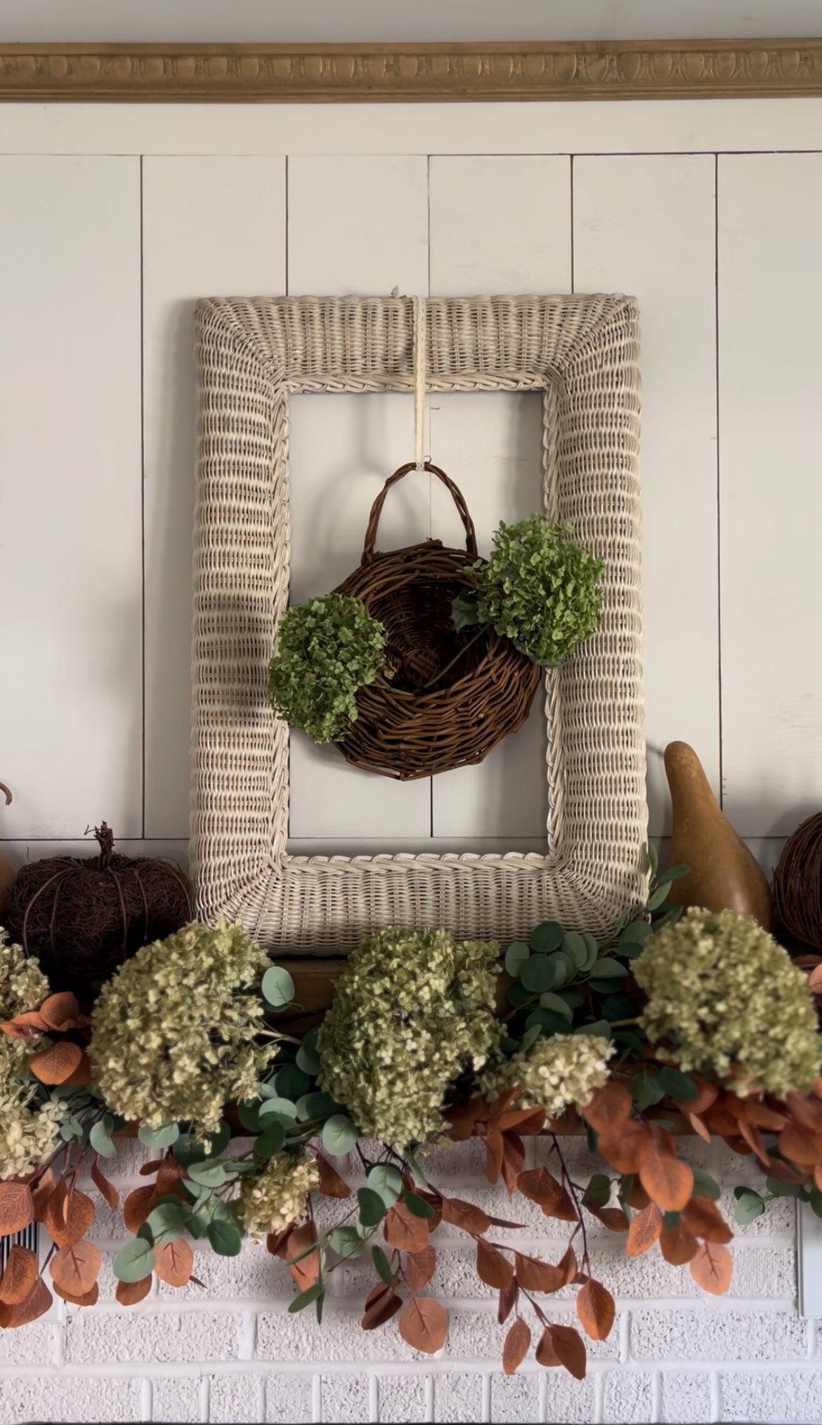 Woven Stick Hanging Basket