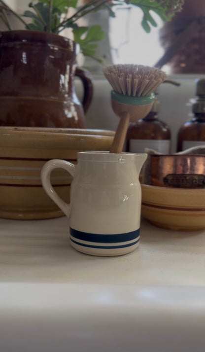 Blue Striped Mini Pitcher Roseville Ohio