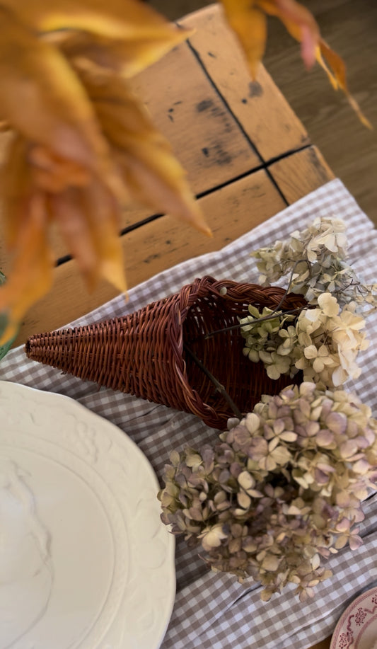 Wicker Cornucopia