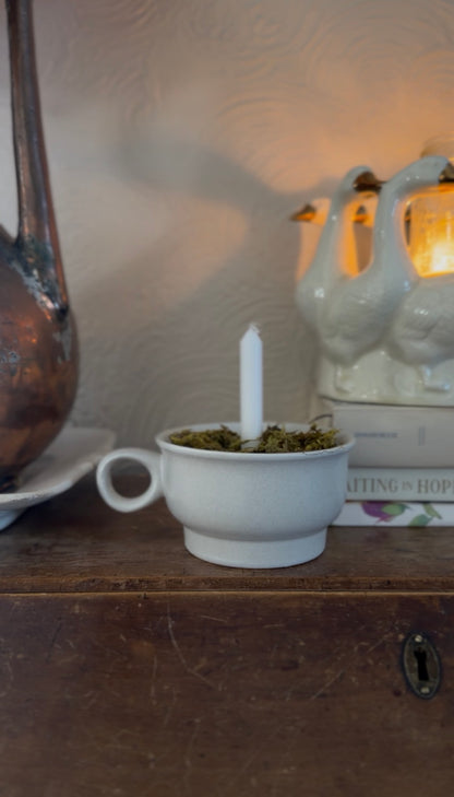 Pfaltzgraff Mug Turned Moss Candle