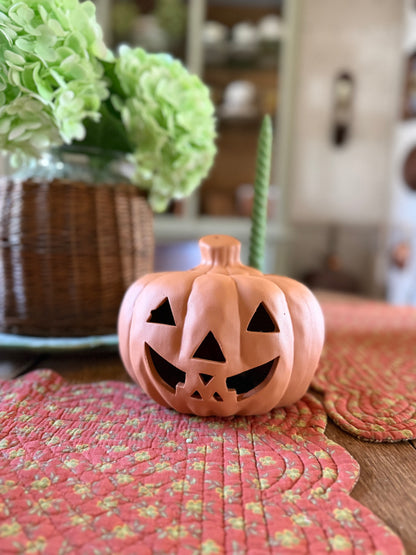 Painted Ceramic Jack-o-lantern