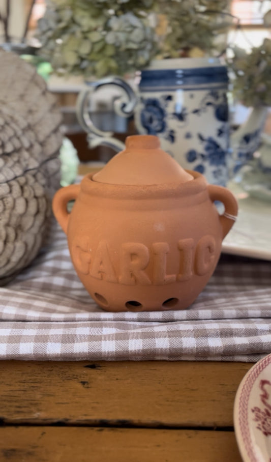 Terra Cotta Garlic Keeper