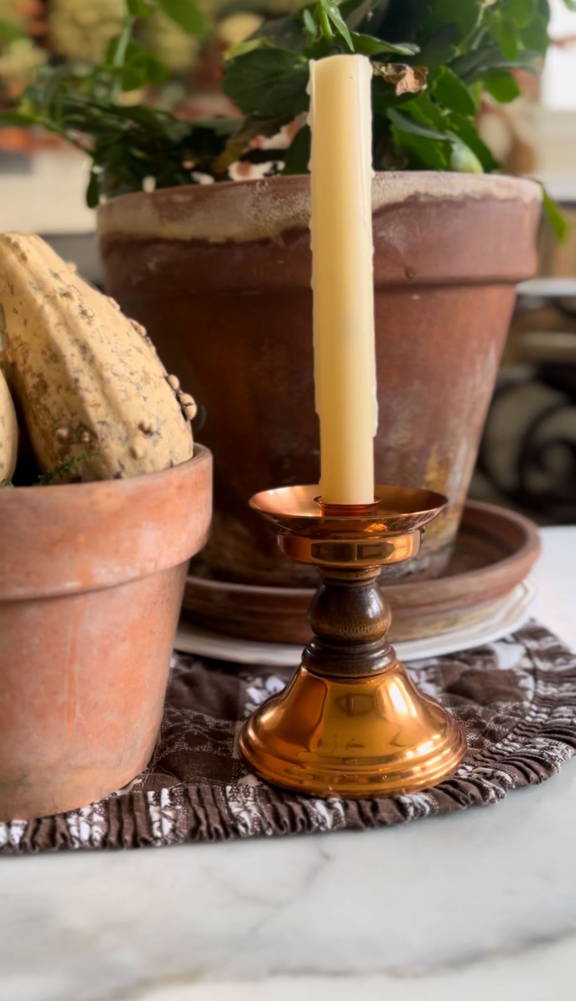 Set of 2 Coppercraft Guild Candle Holders