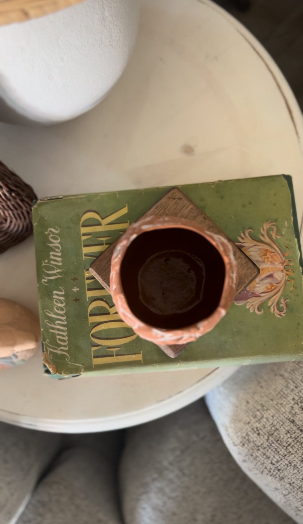 Terra Cotta Flower Bud Vase