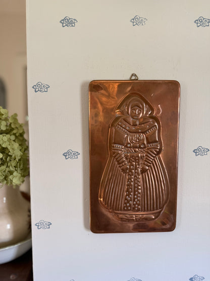 Dutch Woman Copper Mold
