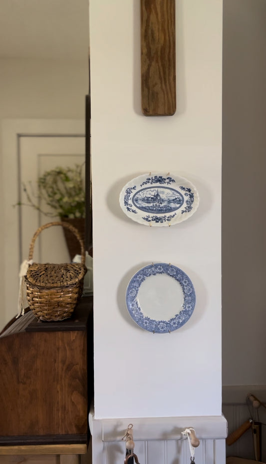 Vintage Wall Plate Decor (sold separately)