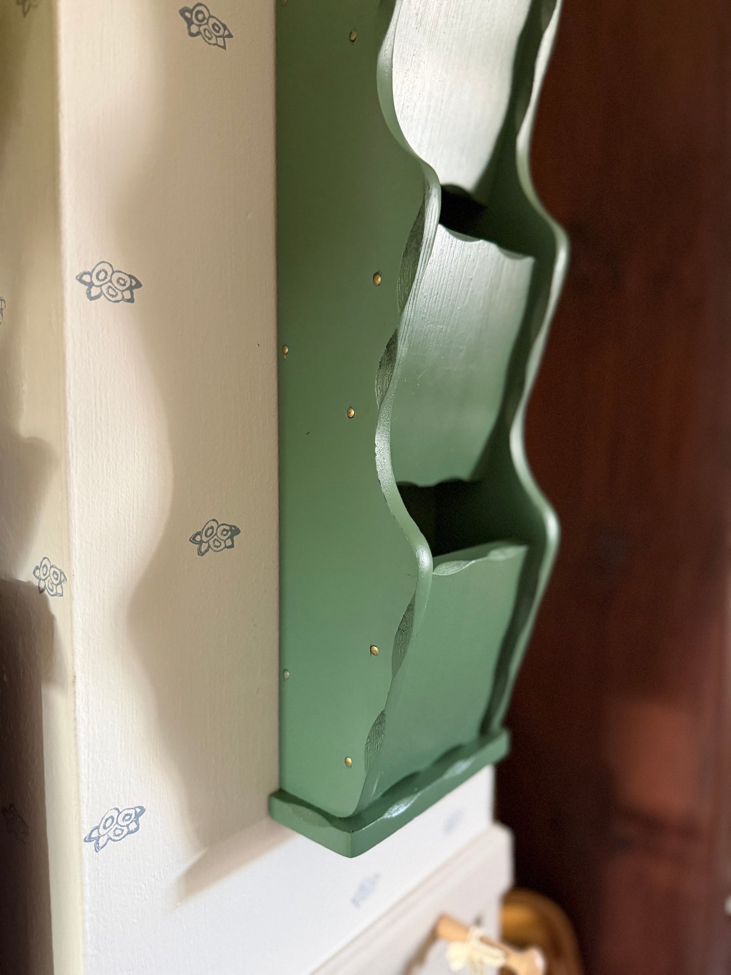 Wooden Wall Mail Organizer