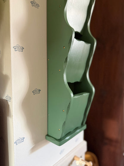 Wooden Wall Mail Organizer