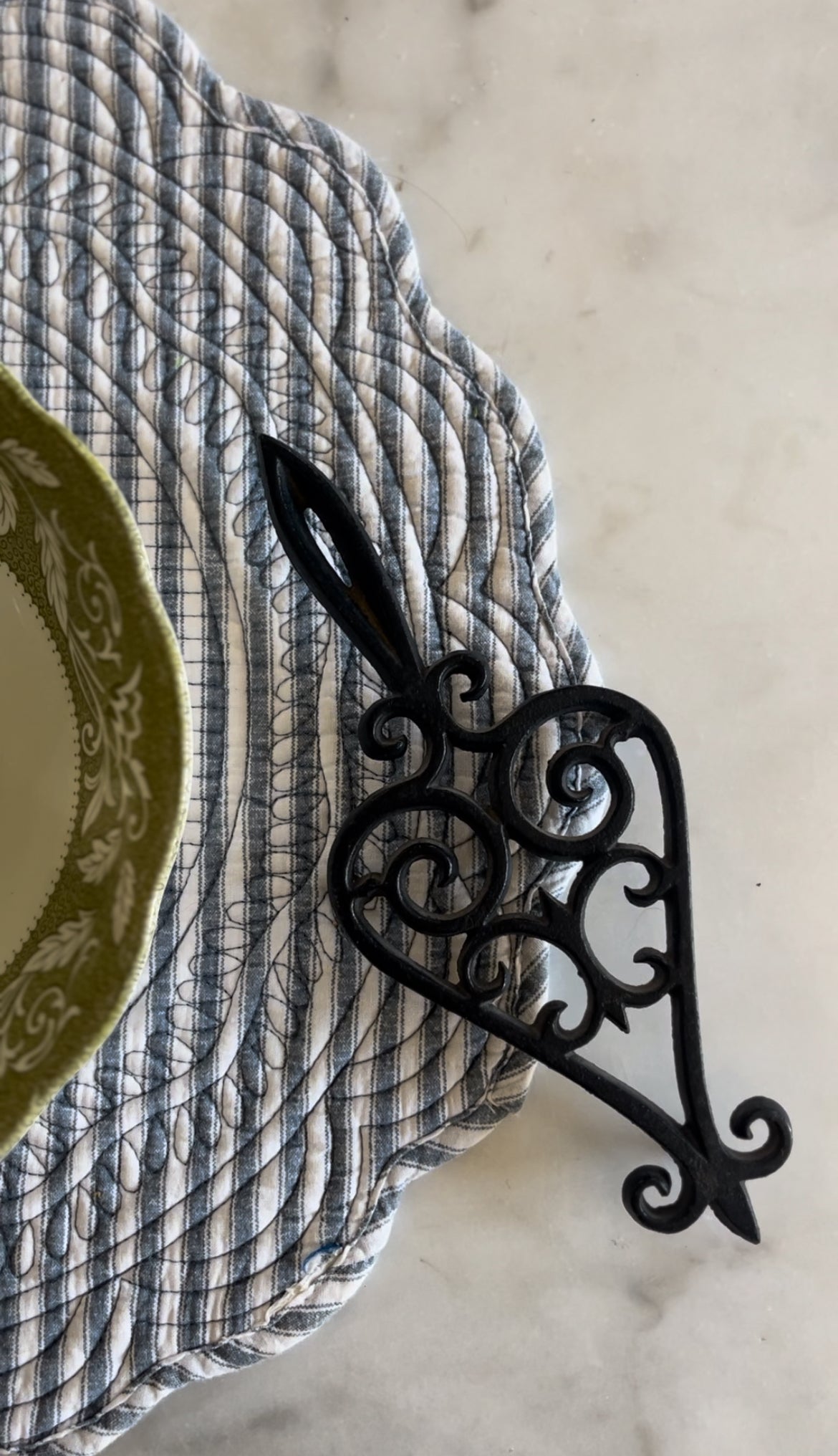 Wrought Iron Trivet (3 available, different sizes)