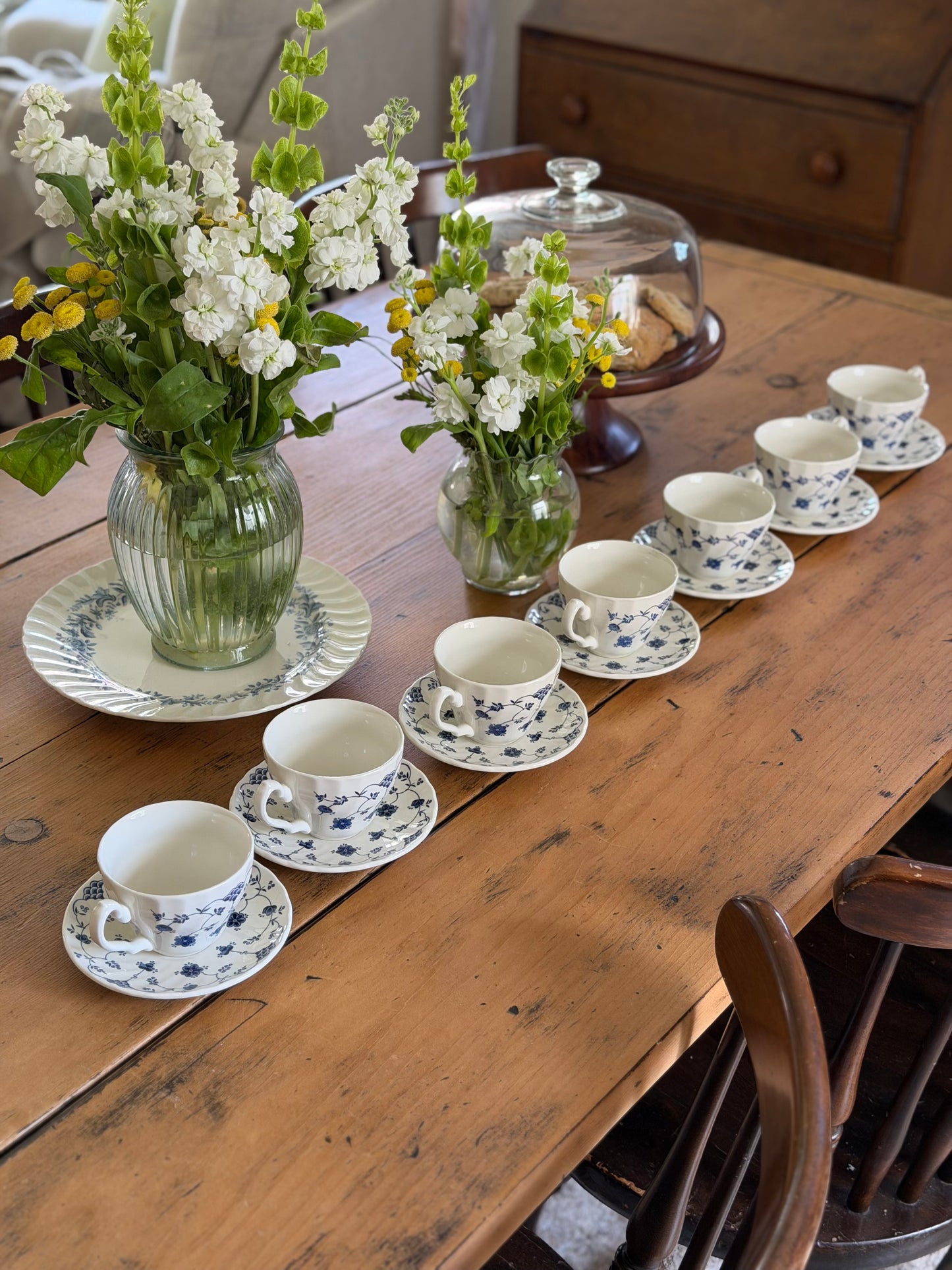 The Georgian Collection 29 piece Dinnerware Set in the "Finlandia" Pattern made in Churchill England