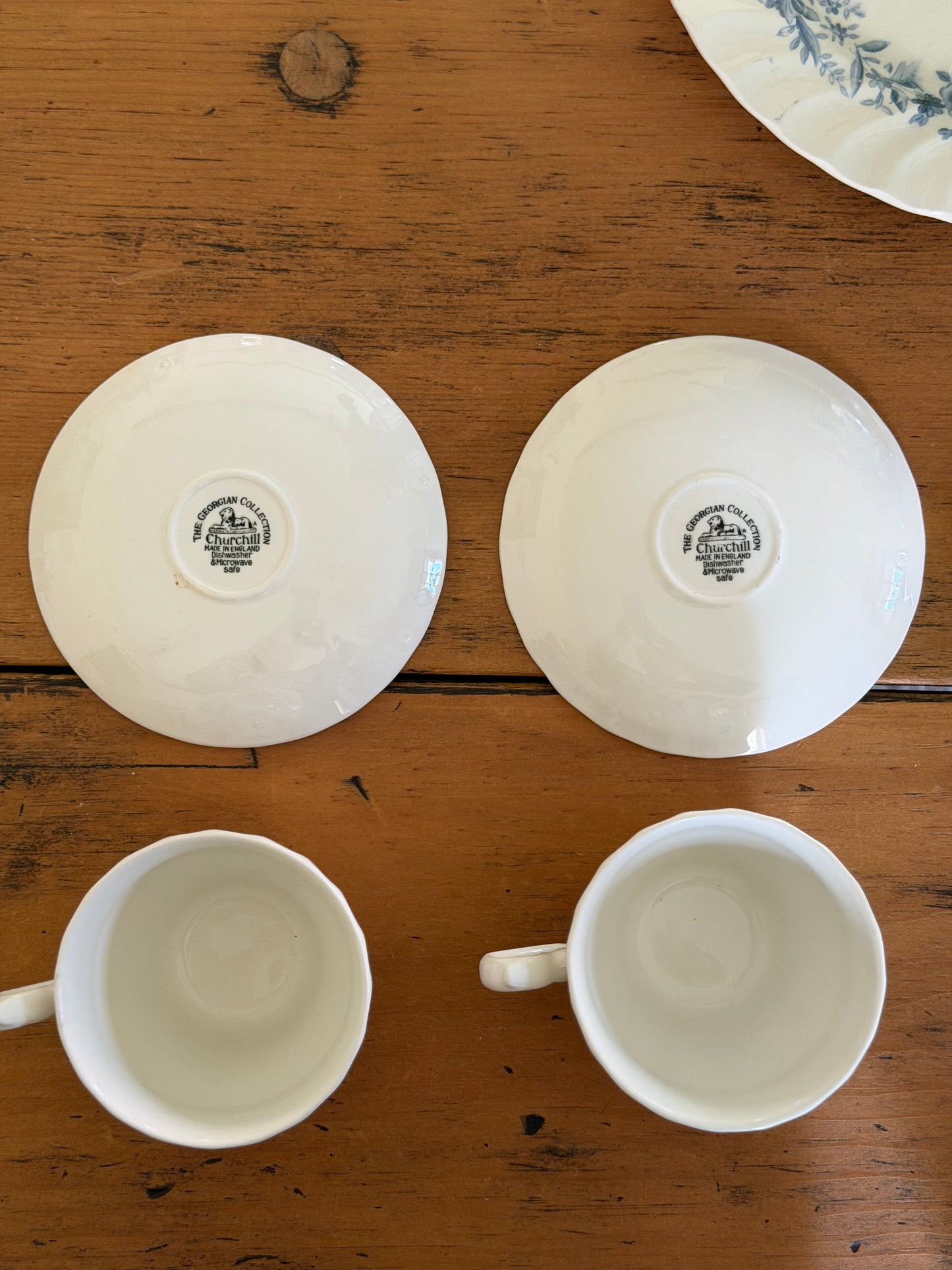 The Georgian Collection 29 piece Dinnerware Set in the "Finlandia" Pattern made in Churchill England
