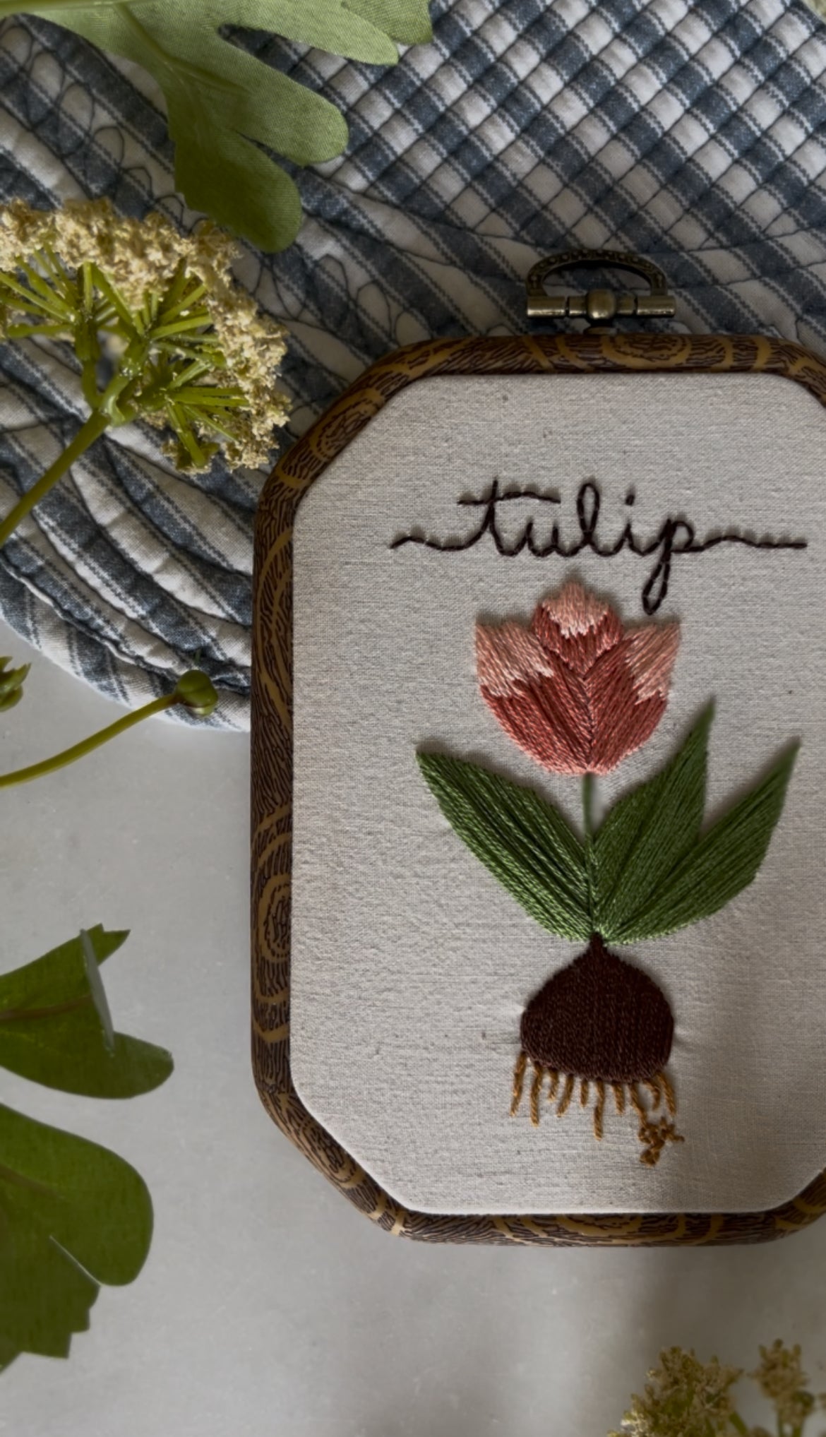 Tulip Bulb Embroidery