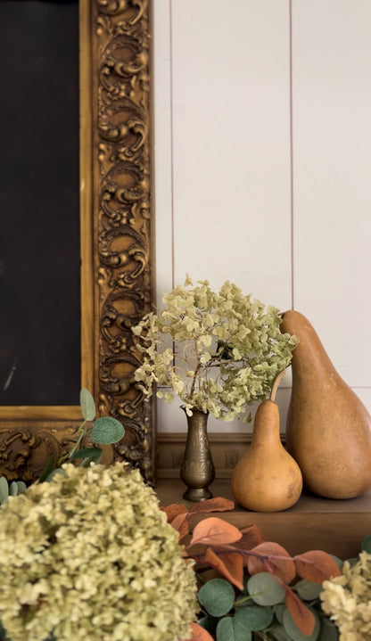 Etched Brass Vase