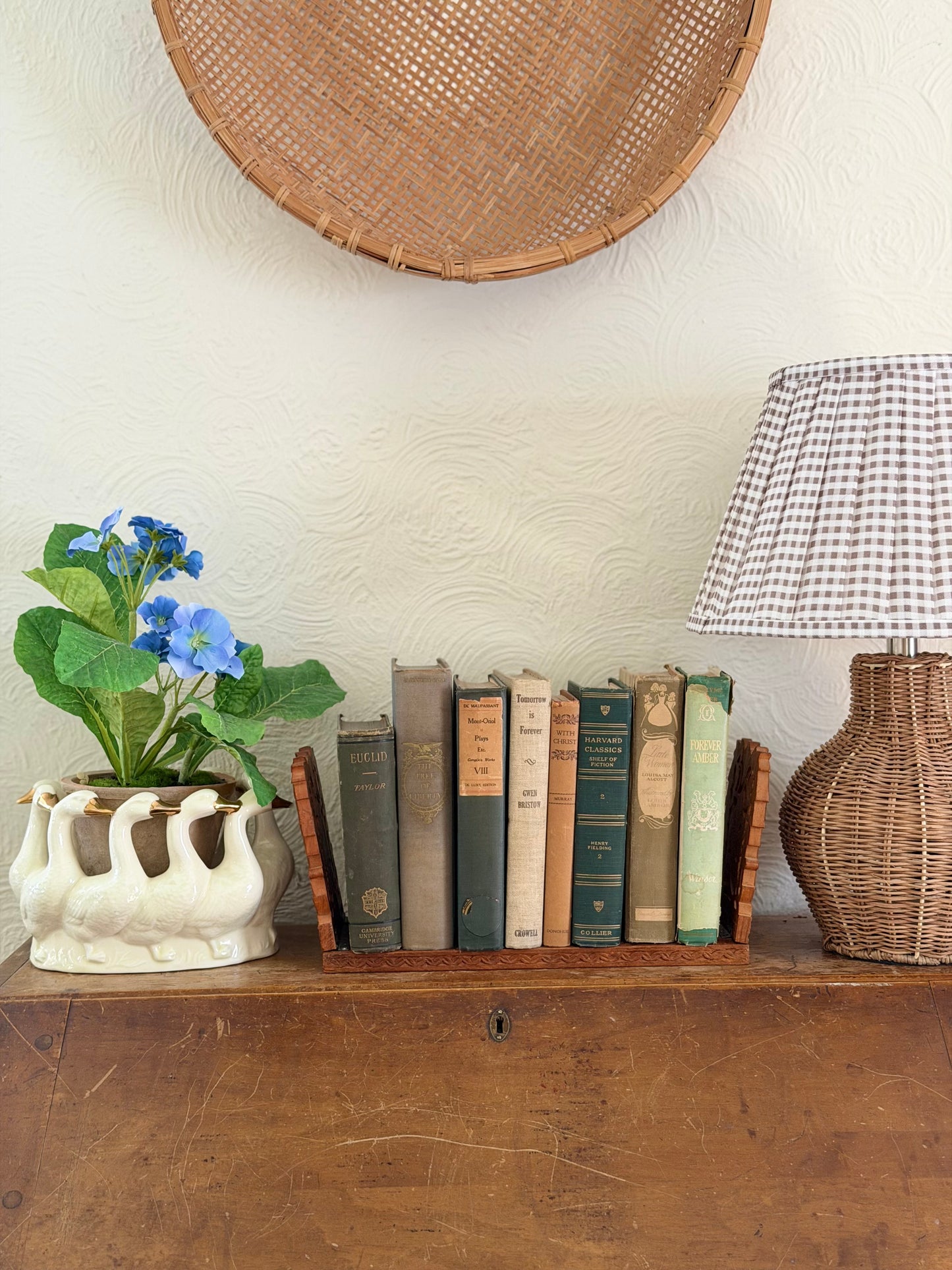 Carved Wooden Book-holder