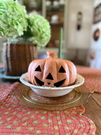 Painted Ceramic Jack-o-lantern