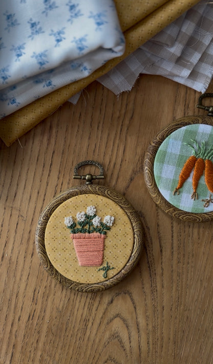 Mini Spring Embroidery Magnets (sold separately)