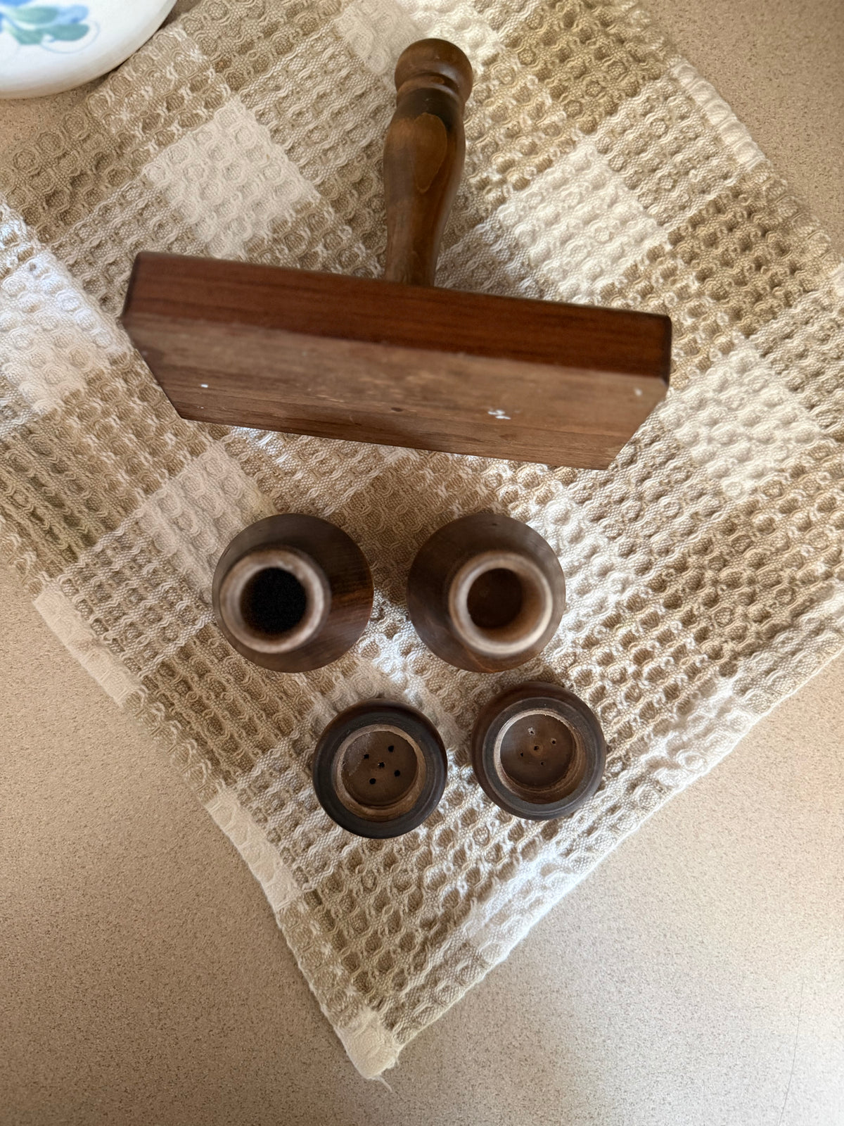 Wooden Salt and Pepper Shaker Set