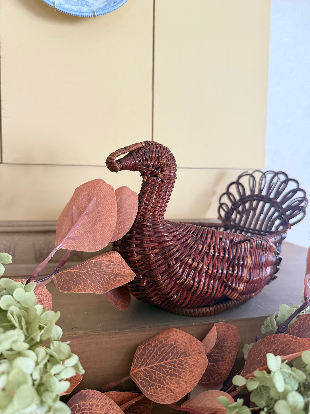 Wicker Turkey Basket