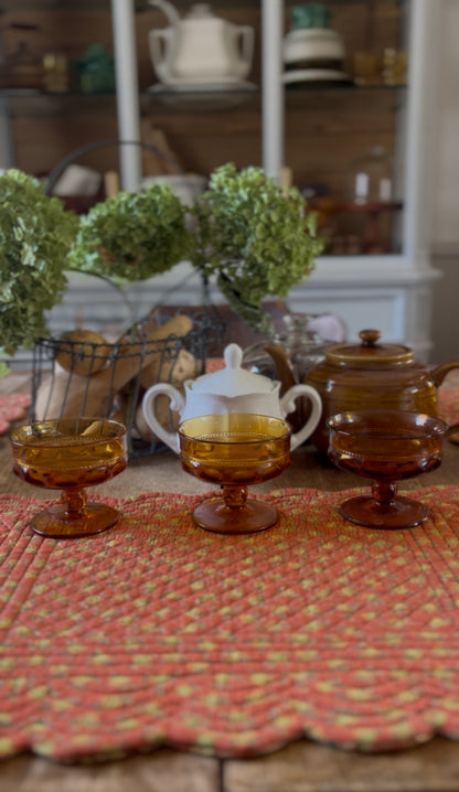 Amber Glassware (sold separately)