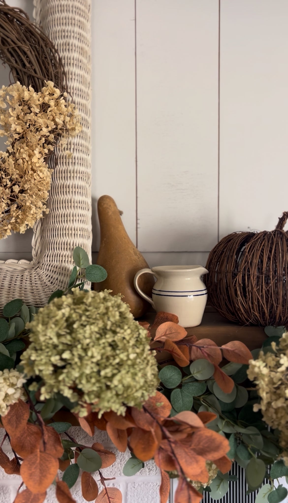 Casey Pottery Striped Stoneware Pitcher