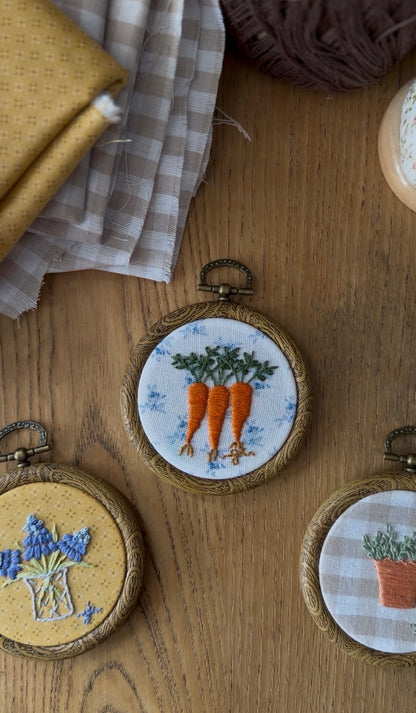 Mini Spring Embroidery Magnets (sold separately)