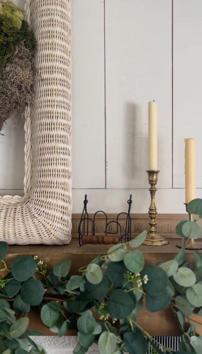 Vintage Wire Jar Holder (*candle not included)