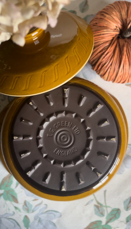 Mustard Colored T. G. Green ltd English Serving Pot