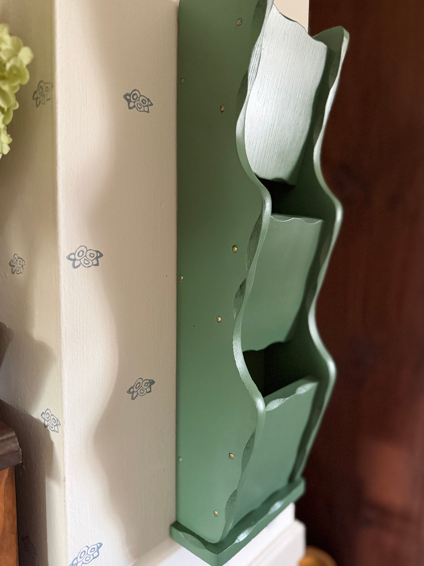Wooden Wall Mail Organizer