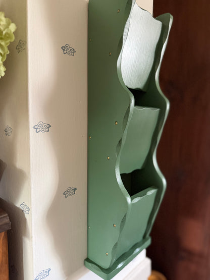 Wooden Wall Mail Organizer