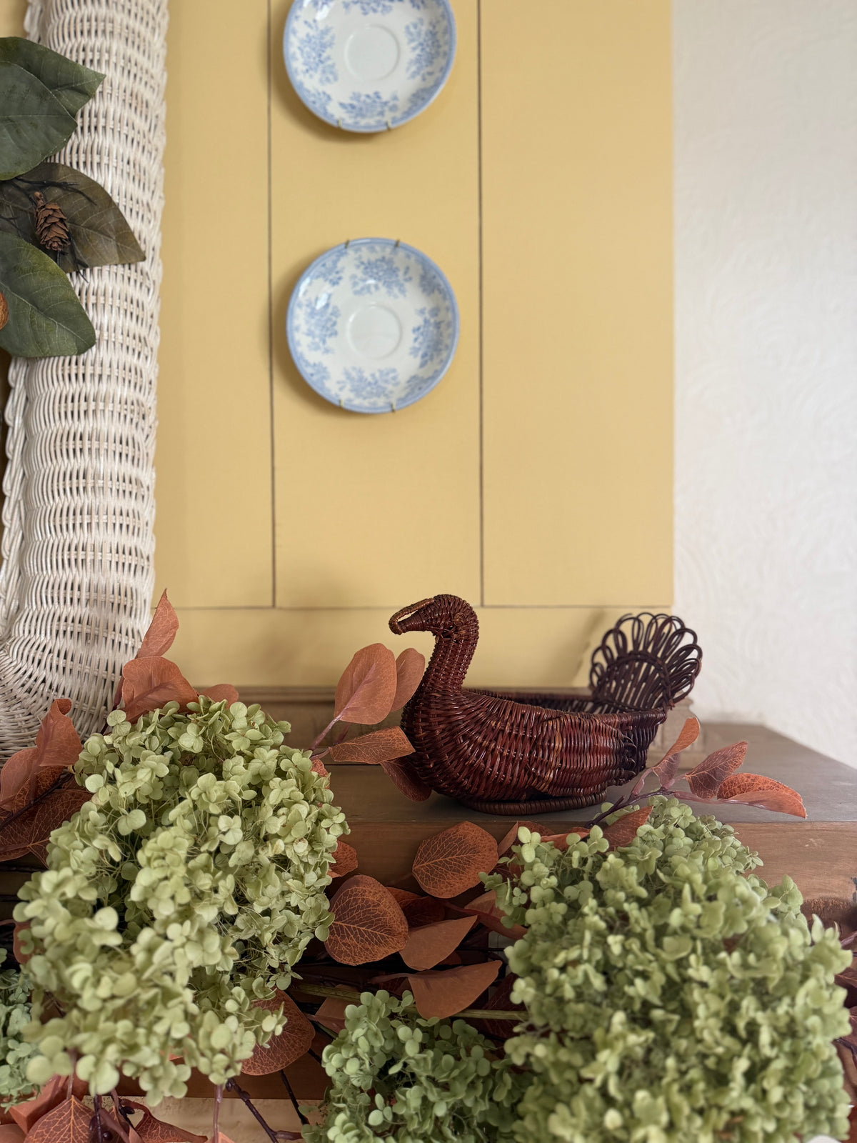 Wicker Turkey Basket