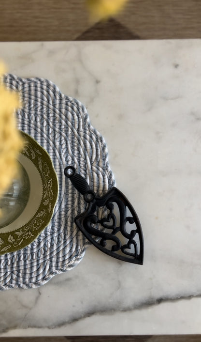 Wrought Iron Trivet (3 available, different sizes)