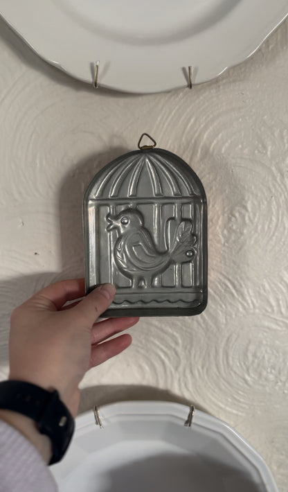 Bird in Cage Copper Mold