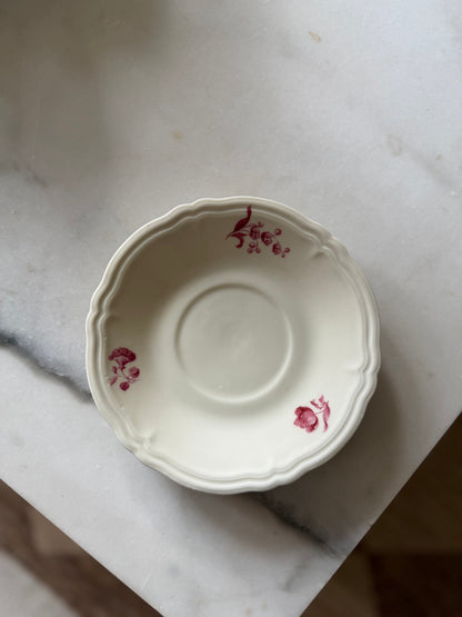 Bosco Red Floral Saucer