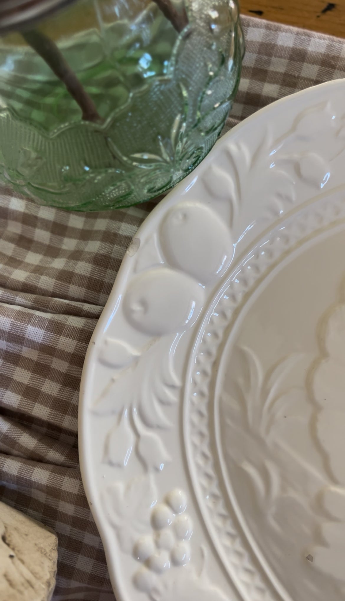 White Turkey Platter
