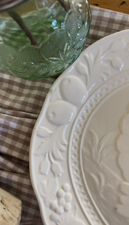 White Turkey Platter