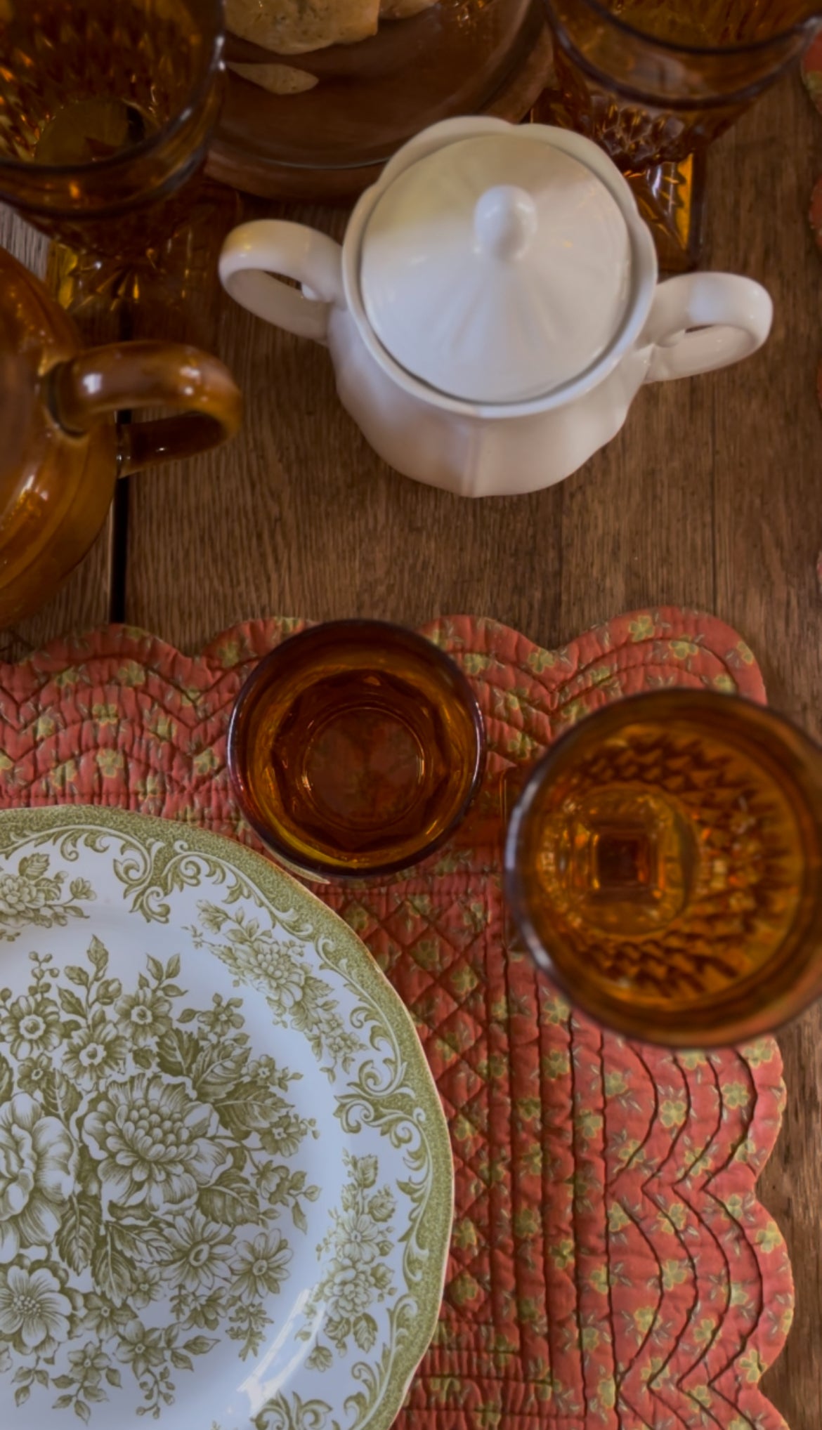 Amber Glassware (sold separately)