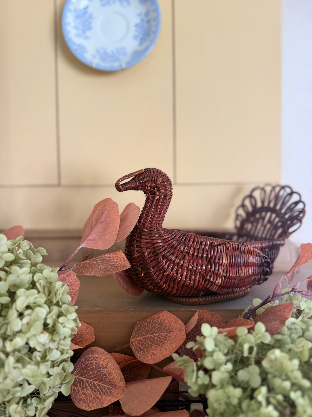 Wicker Turkey Basket