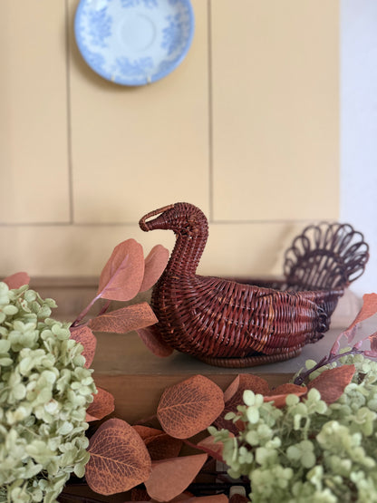 Wicker Turkey Basket