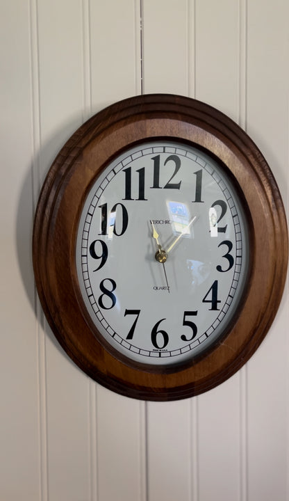 Vintage Wooden Clock