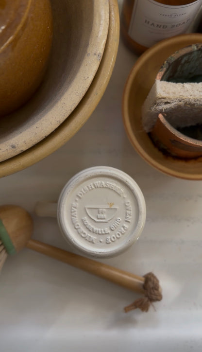 Blue Striped Mini Pitcher Roseville Ohio